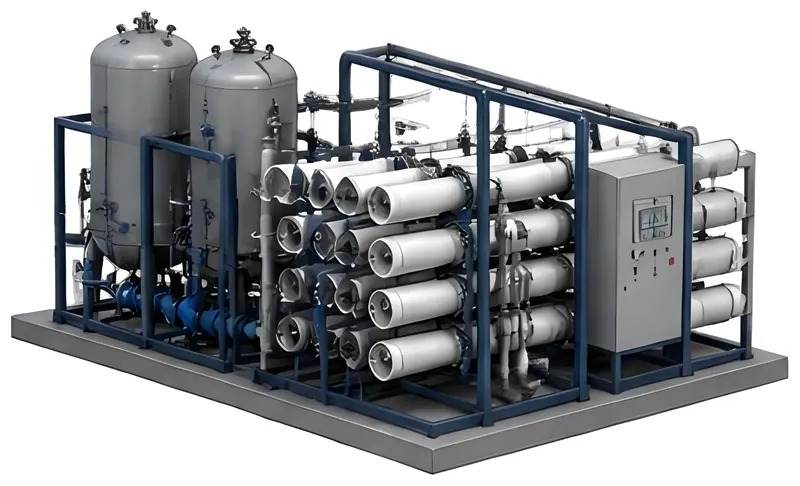 Water-treatment and distillation room model